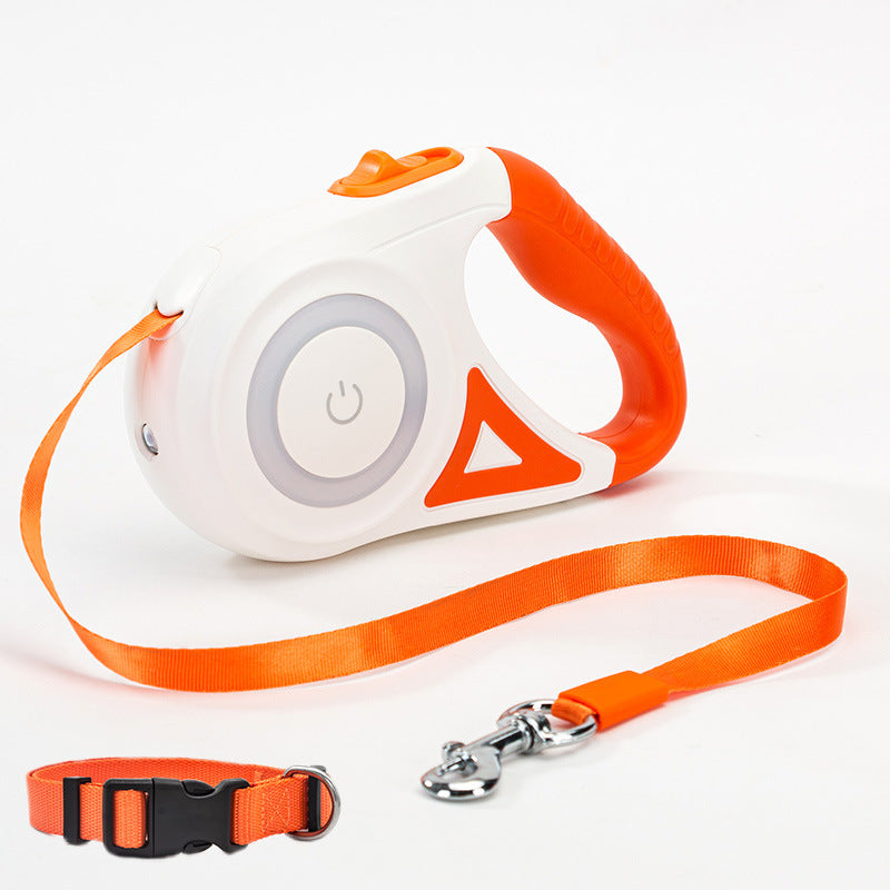 Glowing Retractable Leash