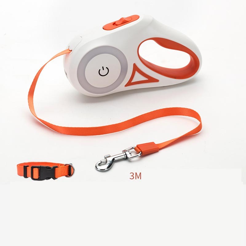 Glowing Retractable Leash